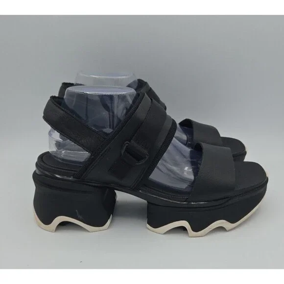 Sorel Kinetic Impact Slingback Sandals Women’s Size 10 Platform Block Heel Shoes - Picture 8 of 10